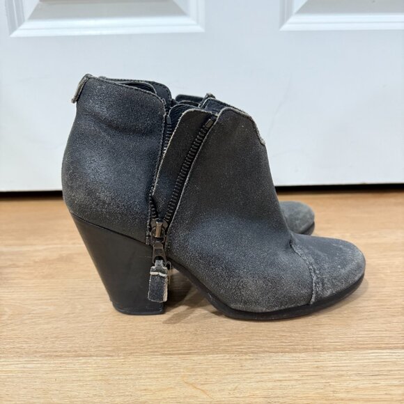 Rag & Bone Black Suede Booties – Size 37 - Picture 3 of 5